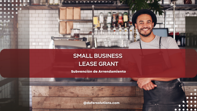 Subvención de Arrendamiento: Con Small Business Lease Grant