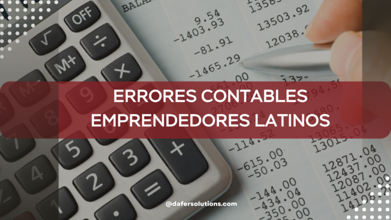 Errores contables emprendedores latinos