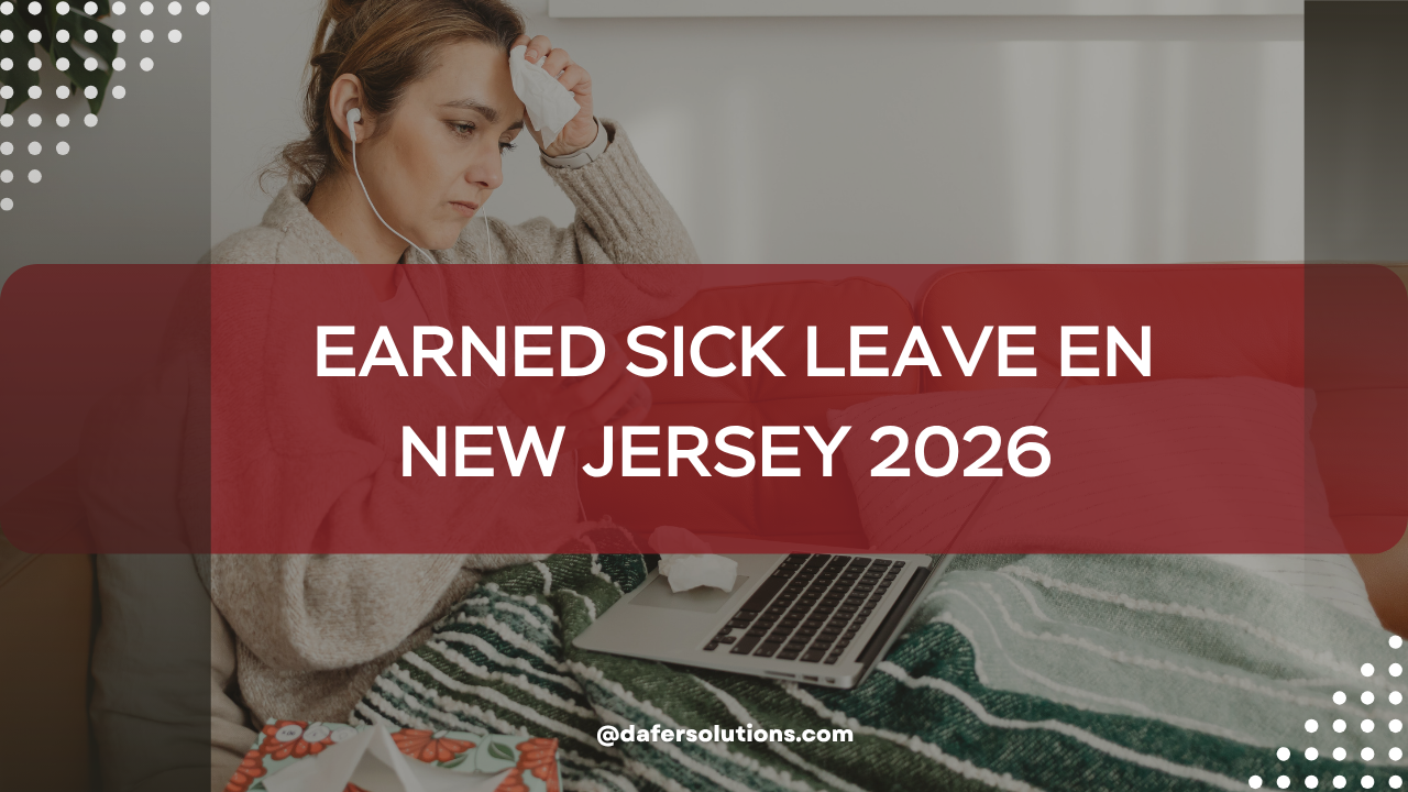 Earned Sick Leave en New Jersey 2026